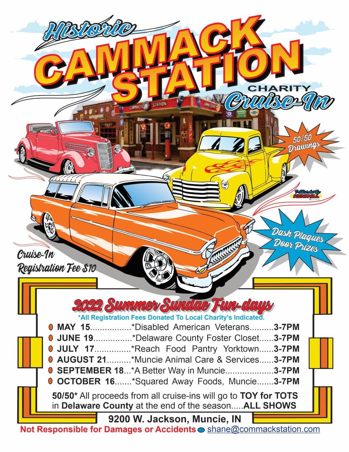 Cammack Station Charity CruiseIn 2022 Dates Announced Cammack Station